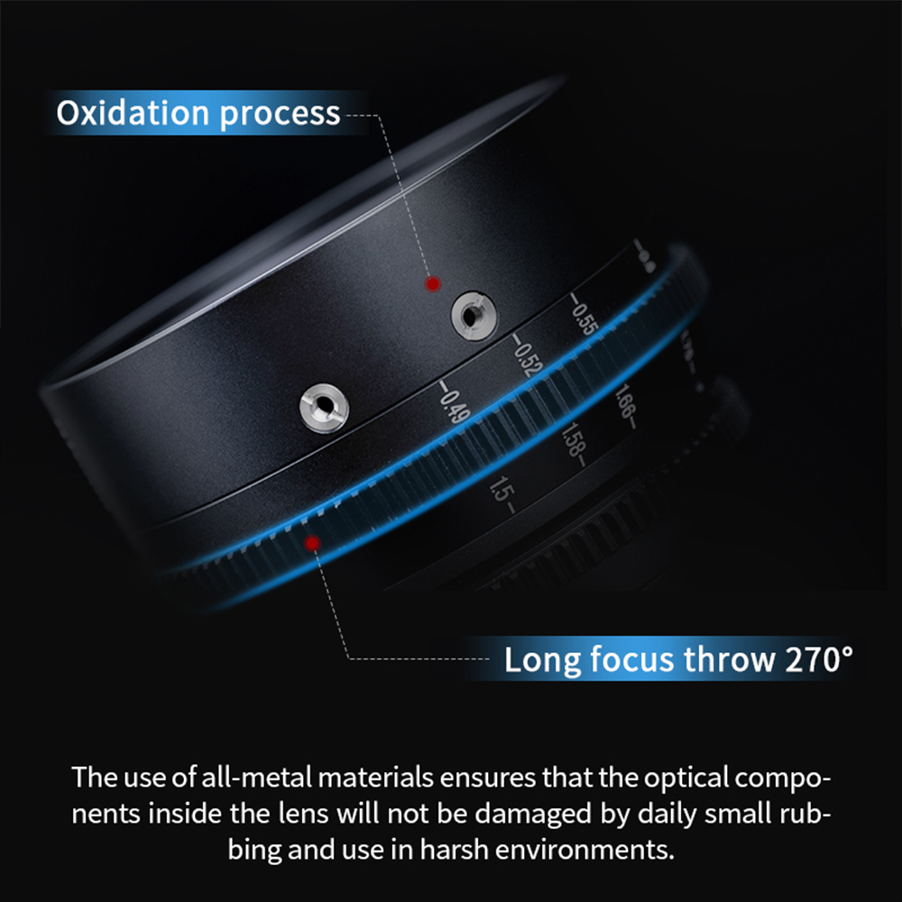 7Artisans 25mm T1.05 manuális Cine objektív (L) APS-C (C104B)