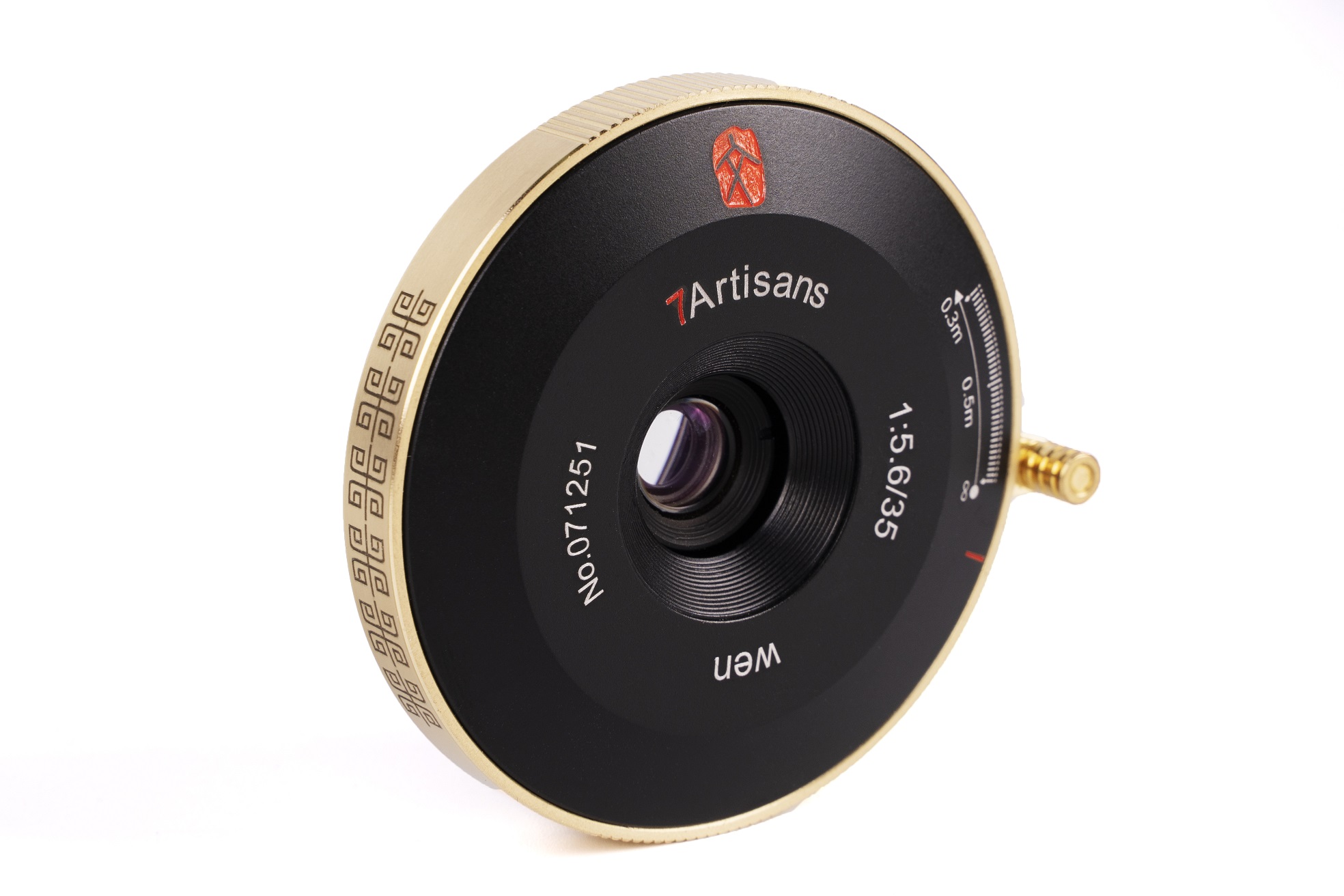 7Artisans 35mm F5.6 manuál pancake objektív (Leica M) Full Frame fekete-ezüst A006G)