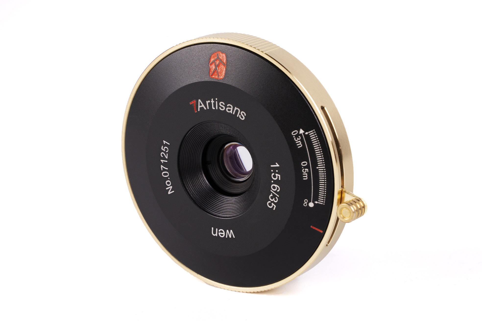 7Artisans 35mm F5.6 manuál pancake objektív (Leica M) Full Frame fekete-ezüst A006G)
