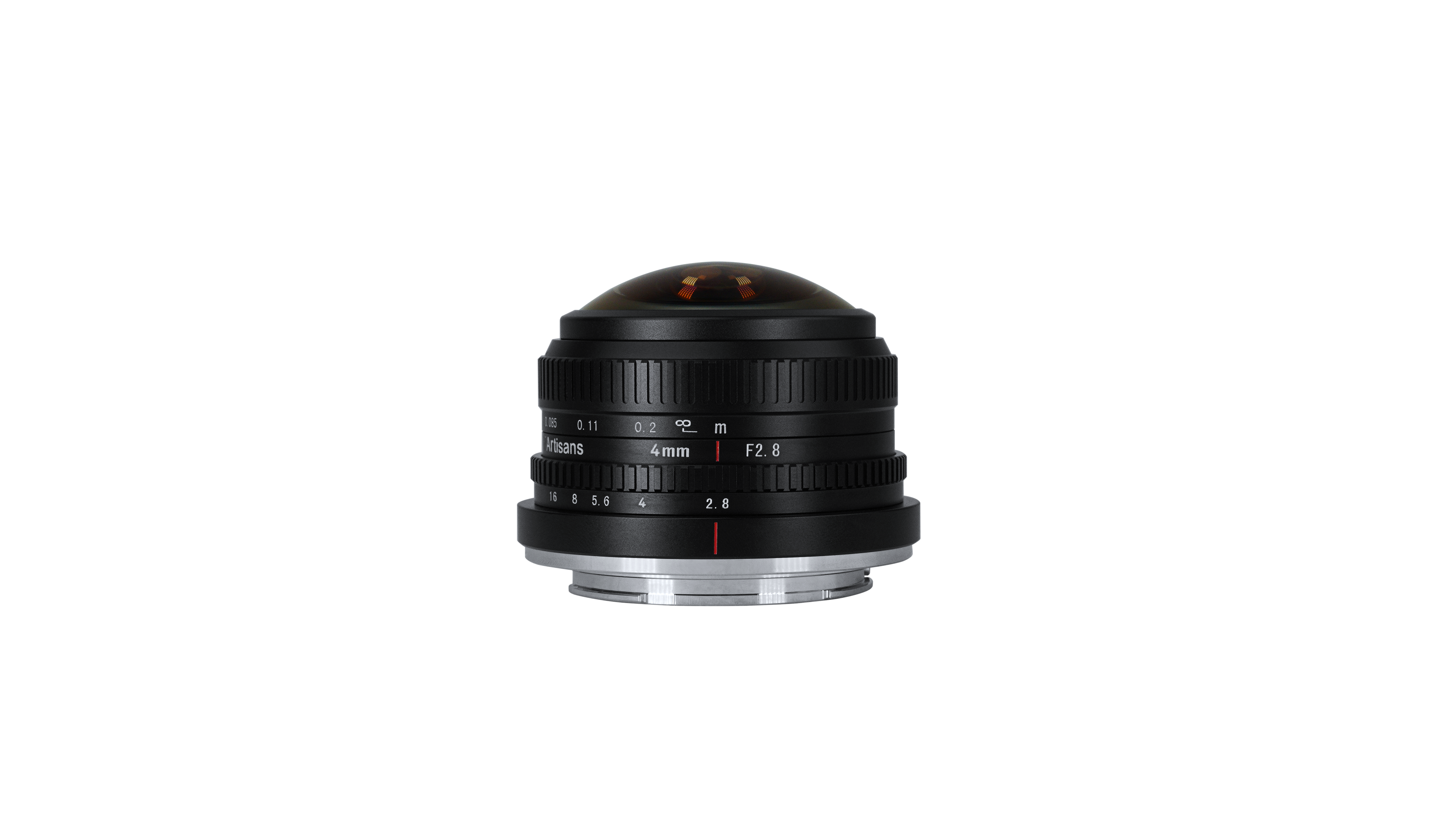 7Artisans 4mm F2.8 manuál cirkuláris-halszem objektív (Sony-E) APS-C (A012B-E)