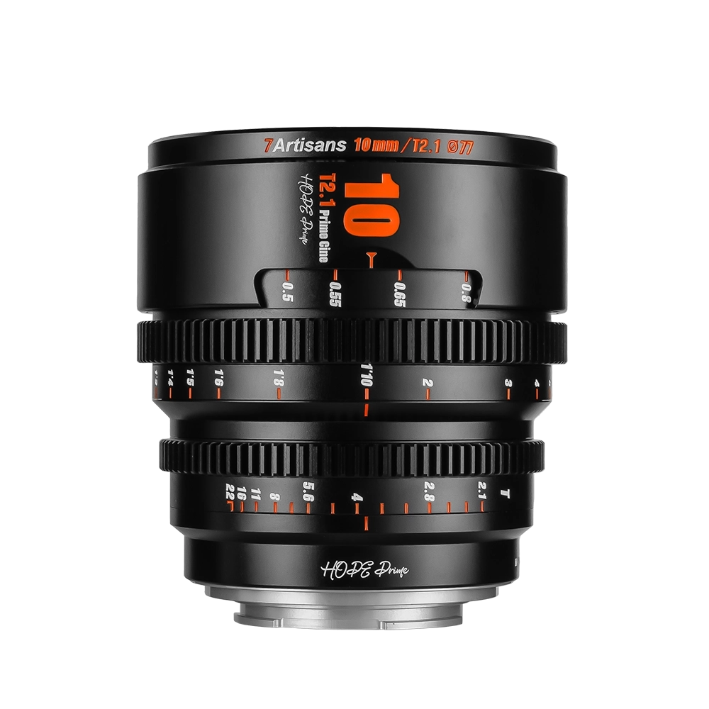 7Artisans 10mm T2.1 manuális Cine Hope objektív fekete (Fuji-FX) S35 (10T21B-X)