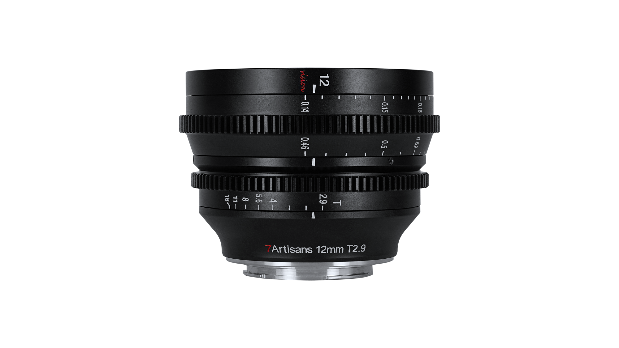 7Artisans 12mm T2.9 manuális Cine objektív (EOS-R) APS-C (C705B)