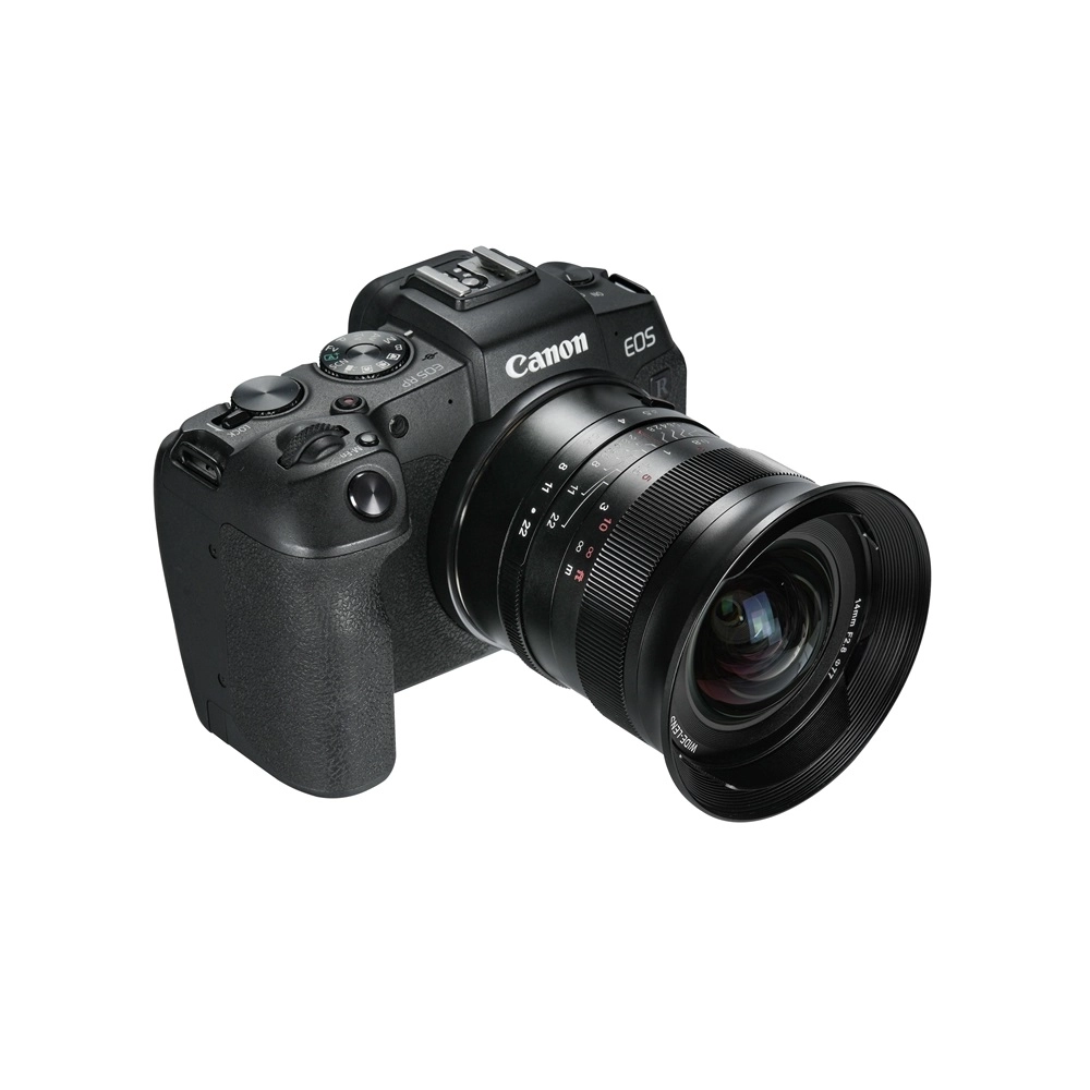 7Artisans 14mm F2.8 manuál objektív (EOS-R) Full Frame (14F28B-R)