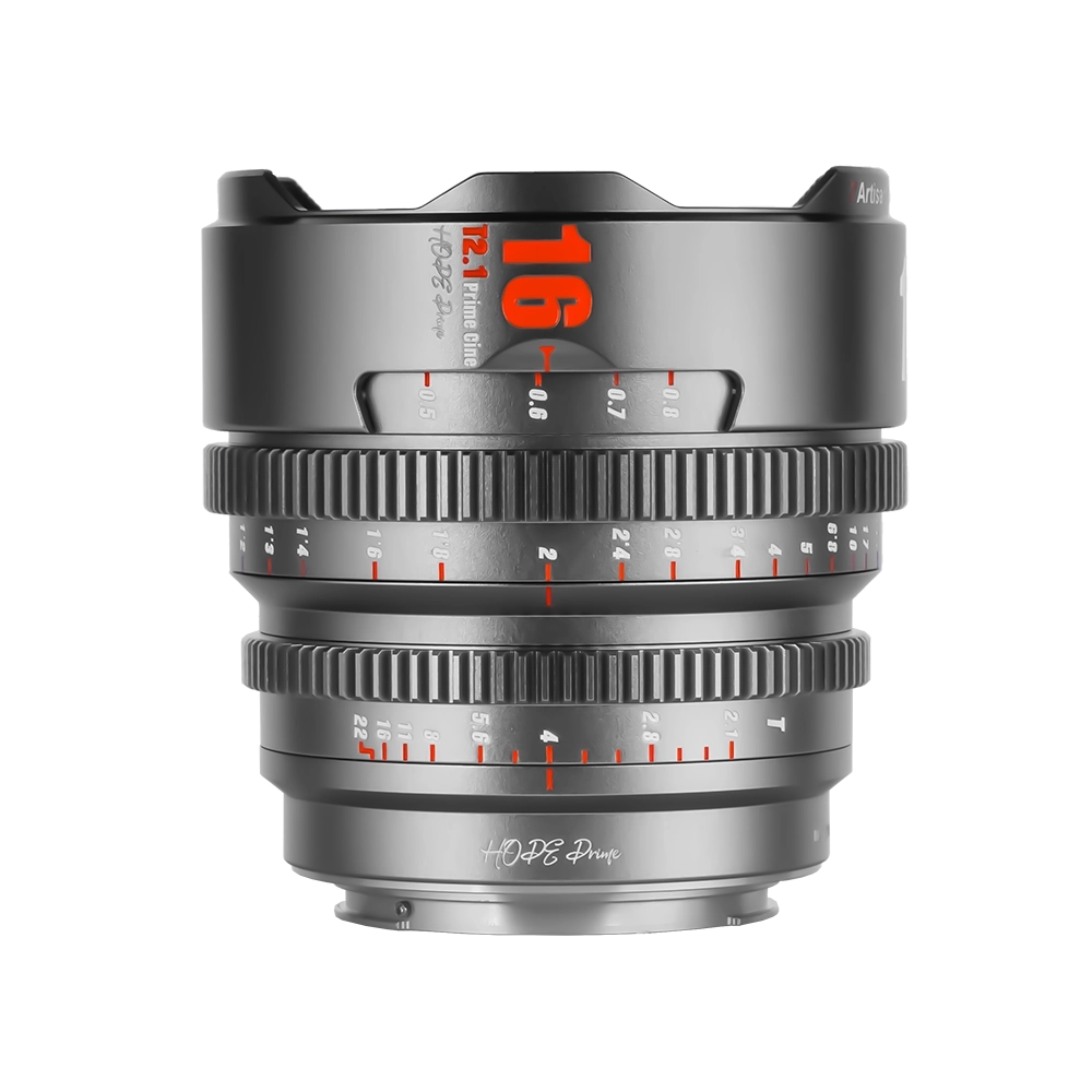 7Artisans 16mm T2.1 manuális Cine Hope objektív titán-szürke (M43) S35 (16T21TG-M)