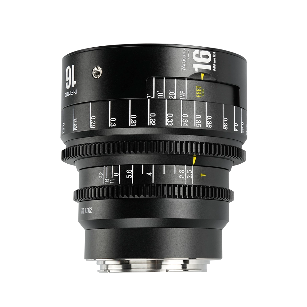 7Artisans 16mm T2.5 Infinte manuális Cine objektív fekete (Sony-E) Full Frame (16T25B-EF INF)