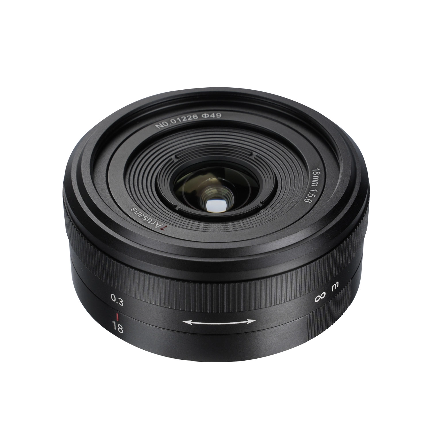 7Artisans 18mm F5.6  manuál pancake objektív (Nikon-Z) Full Frame (18F56B-Z)