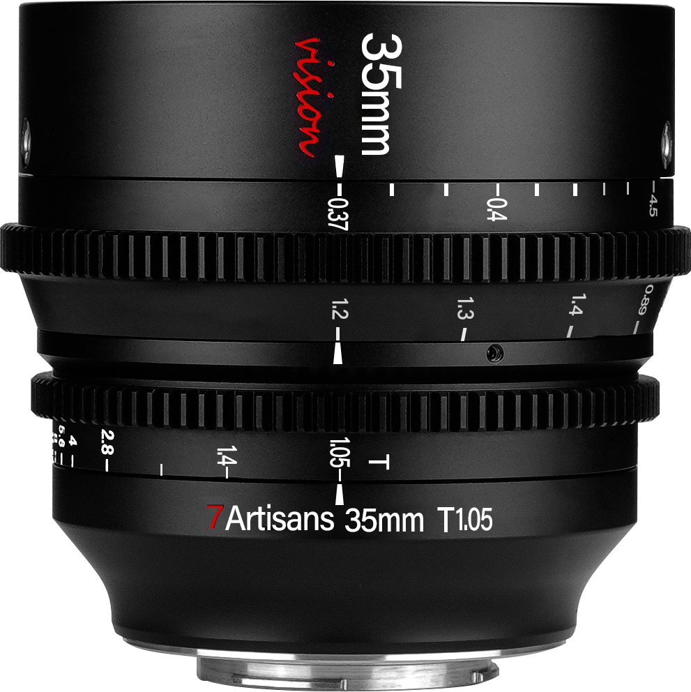 7Artisans 35mm T1.05 manuális Cine objektív (Sony-E) APS-C (C201B)