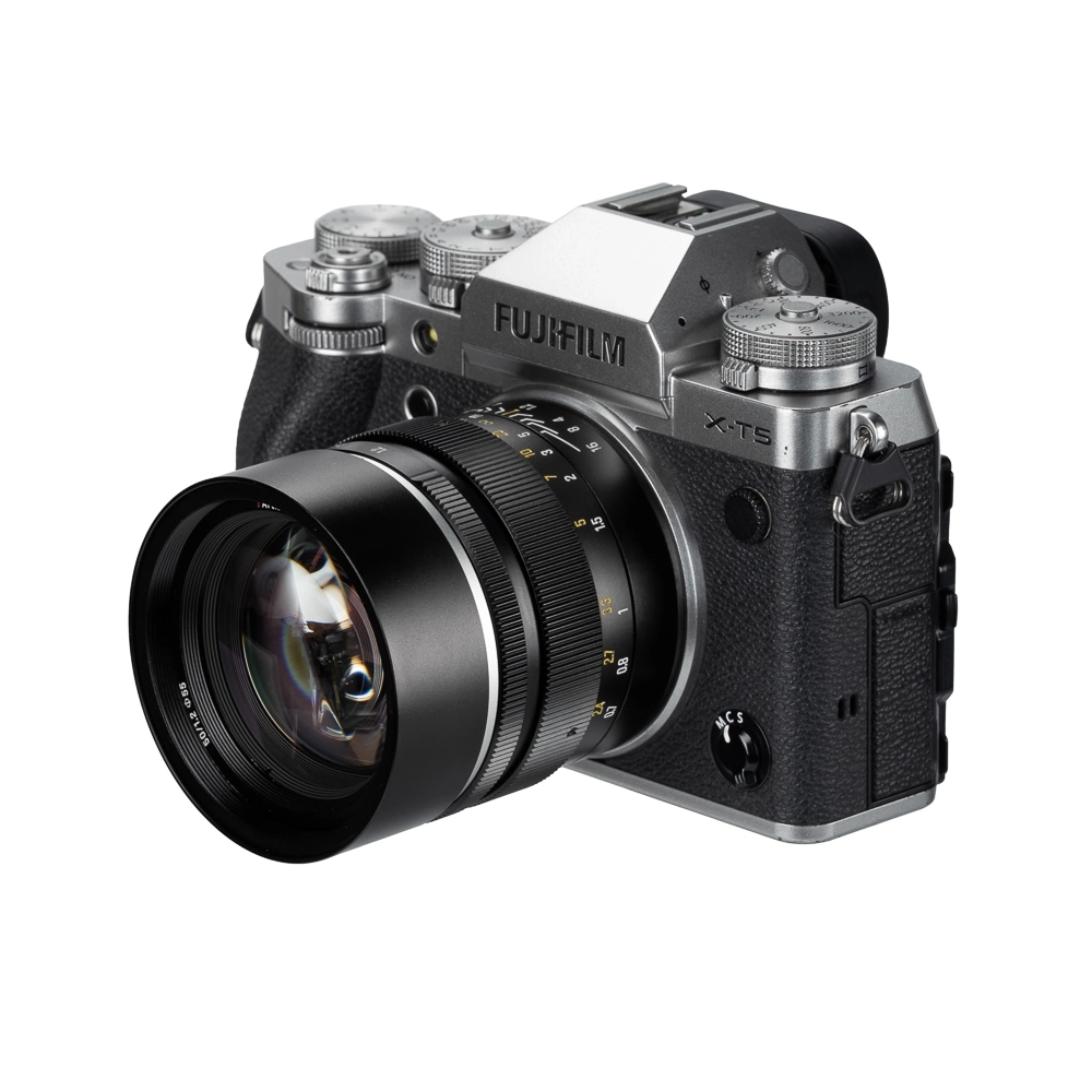 7Artisans 50mm F1.2 manuál objektív (Fuji-FX) APS-C (50F12B-X)