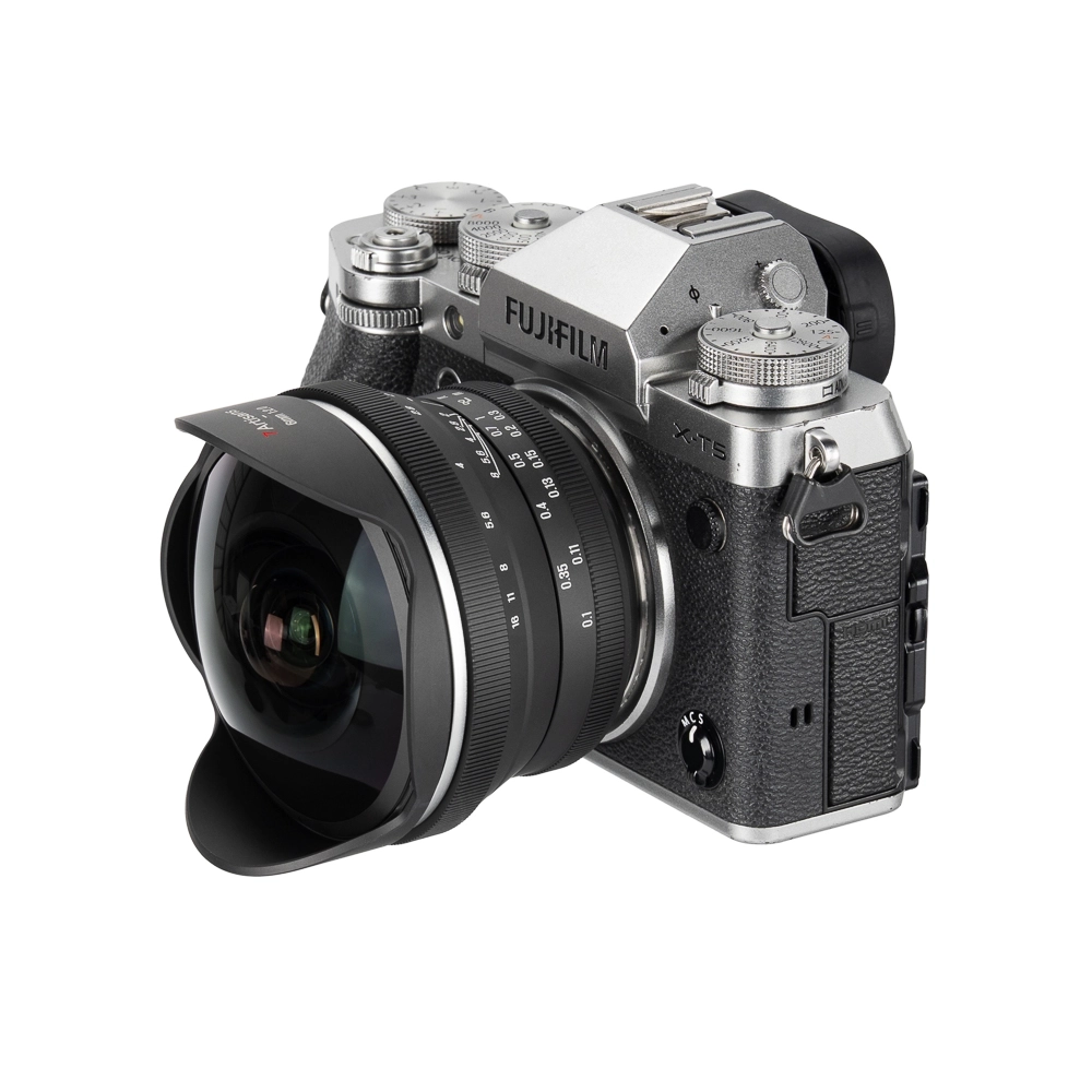 7Artisans 6mm F2.0 manuál halszem objektív (Fuji-FX) APS-C (6F2B-X)