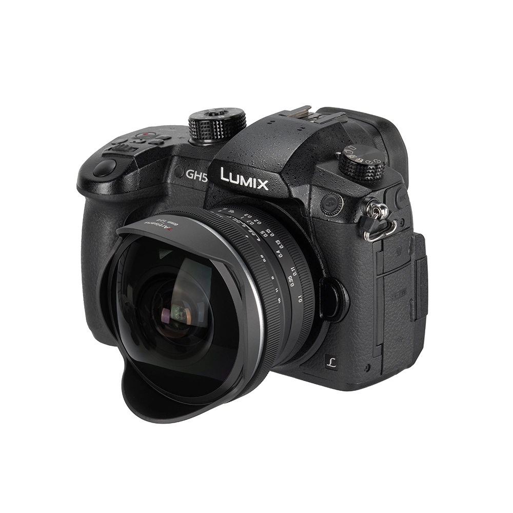 7Artisans 6mm F2.0 manuál halszem objektív (M43) APS-C (6F2B-M)