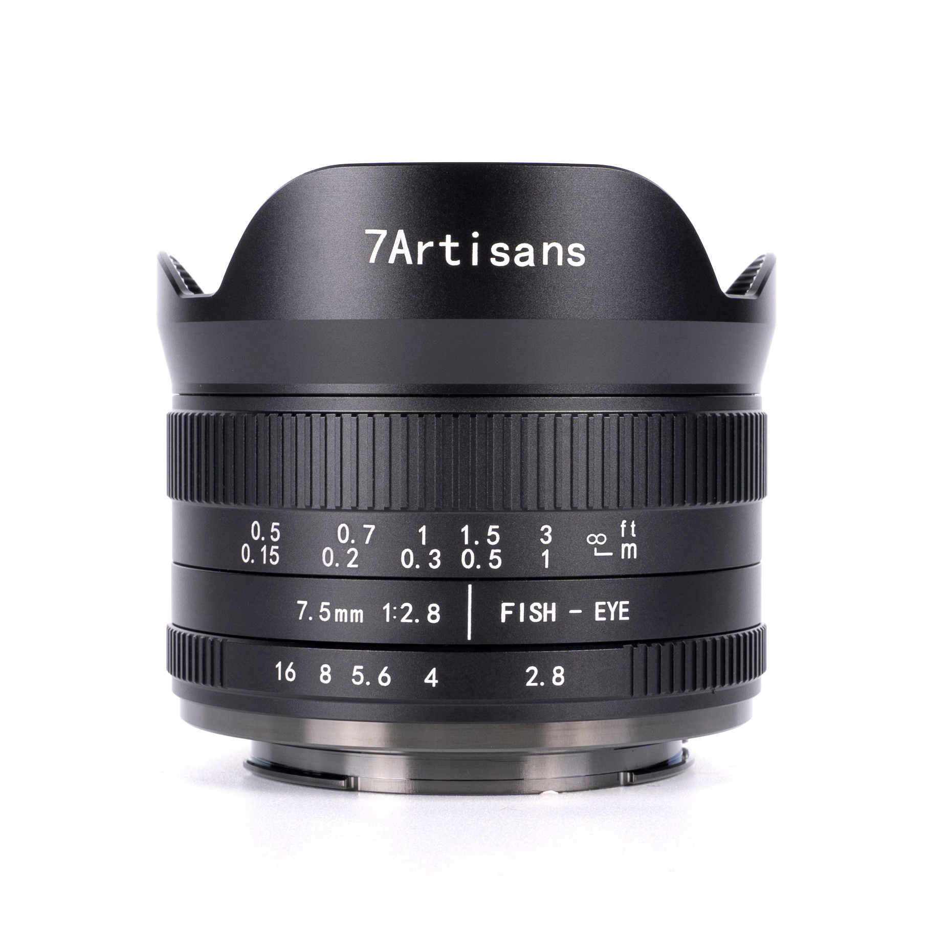 7Artisans 7.5mm F2.8 mkII manuál objektív (Fuji-FX) APS-C (A303B-II)