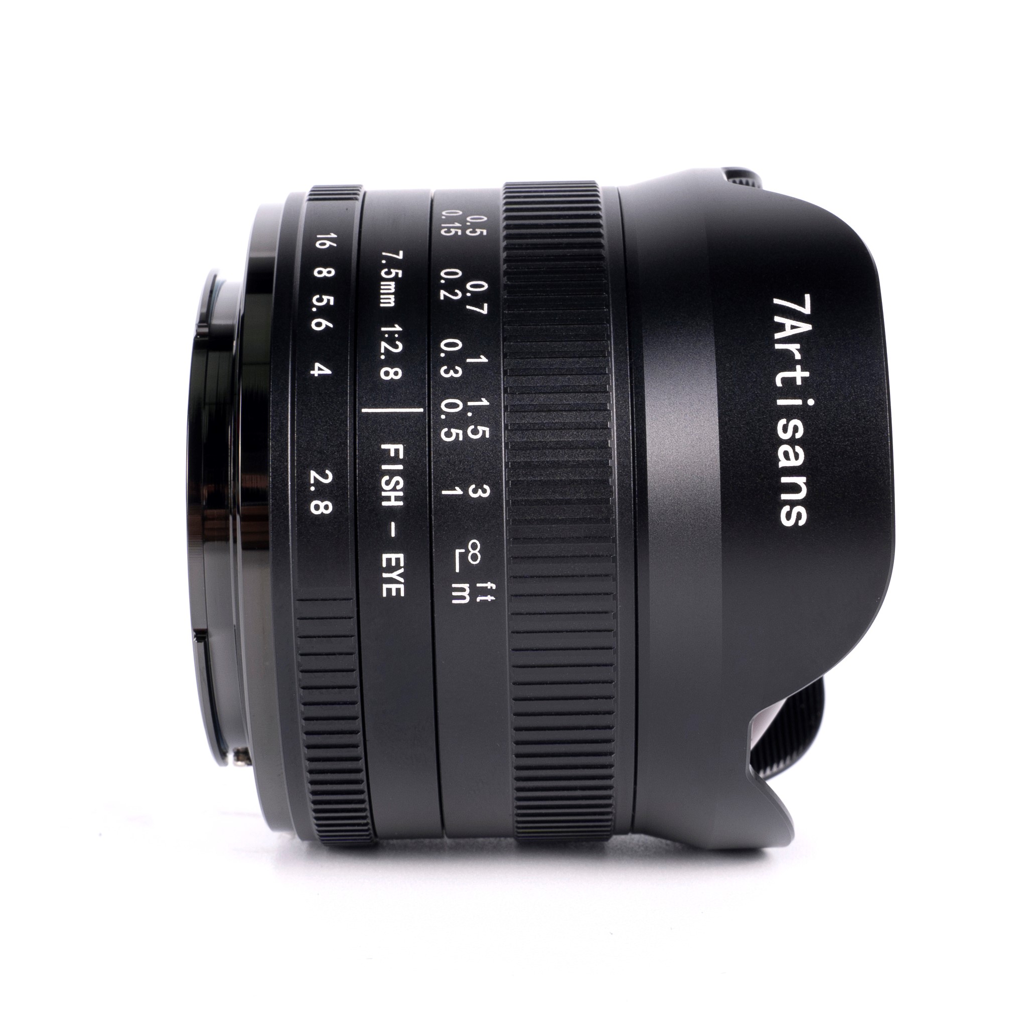 7Artisans 7.5mm F2.8 mkII manuál objektív (M43) (A304B-II)