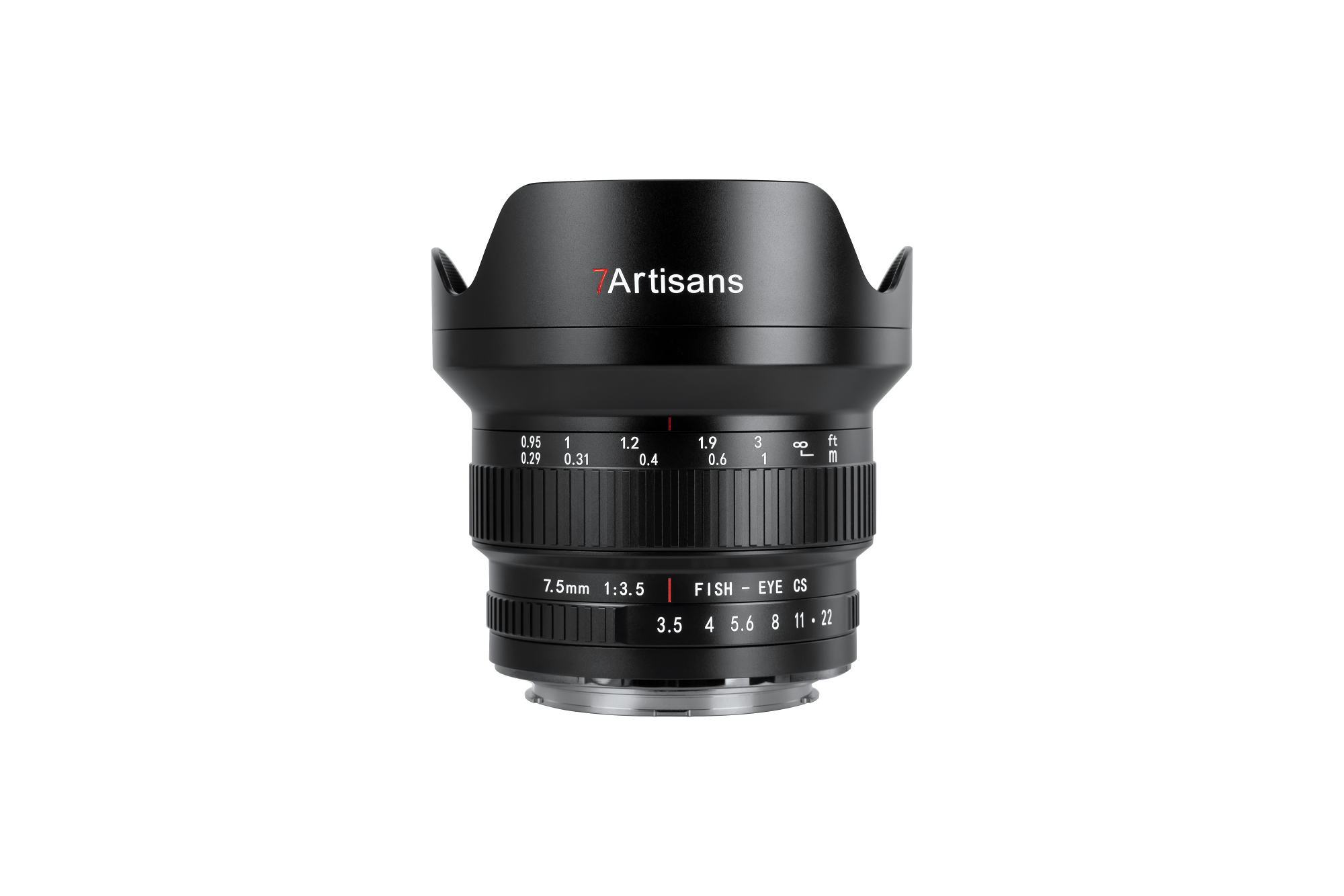 7Artisans 7.5mm F3.5 manuális objektív (Nikon-F) APS-C (A114B-F)