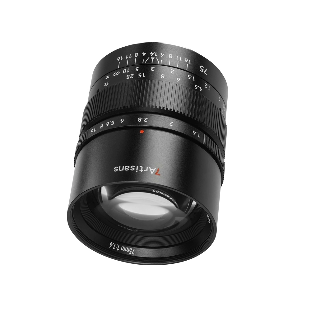7Artisans 75mm F1.4 manuál objektív (L) Full Frame (75F14B-L)