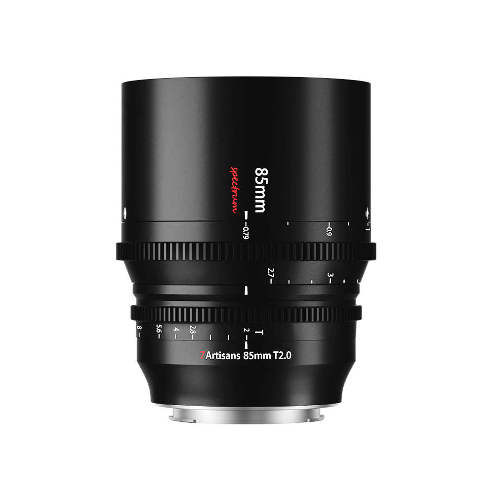 7Artisans 85mm T2.0 manuális Cine objektív (Sony-E) Full Frame (C601B)