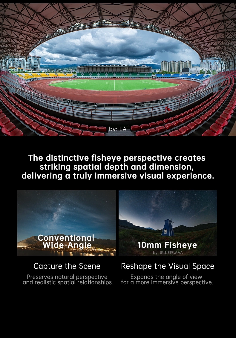 7Artisans AF 10mm F2.5 MAX autófókuszos halszem objektív (Nikon-Z) Full Frame (AF10F25B-Z)
