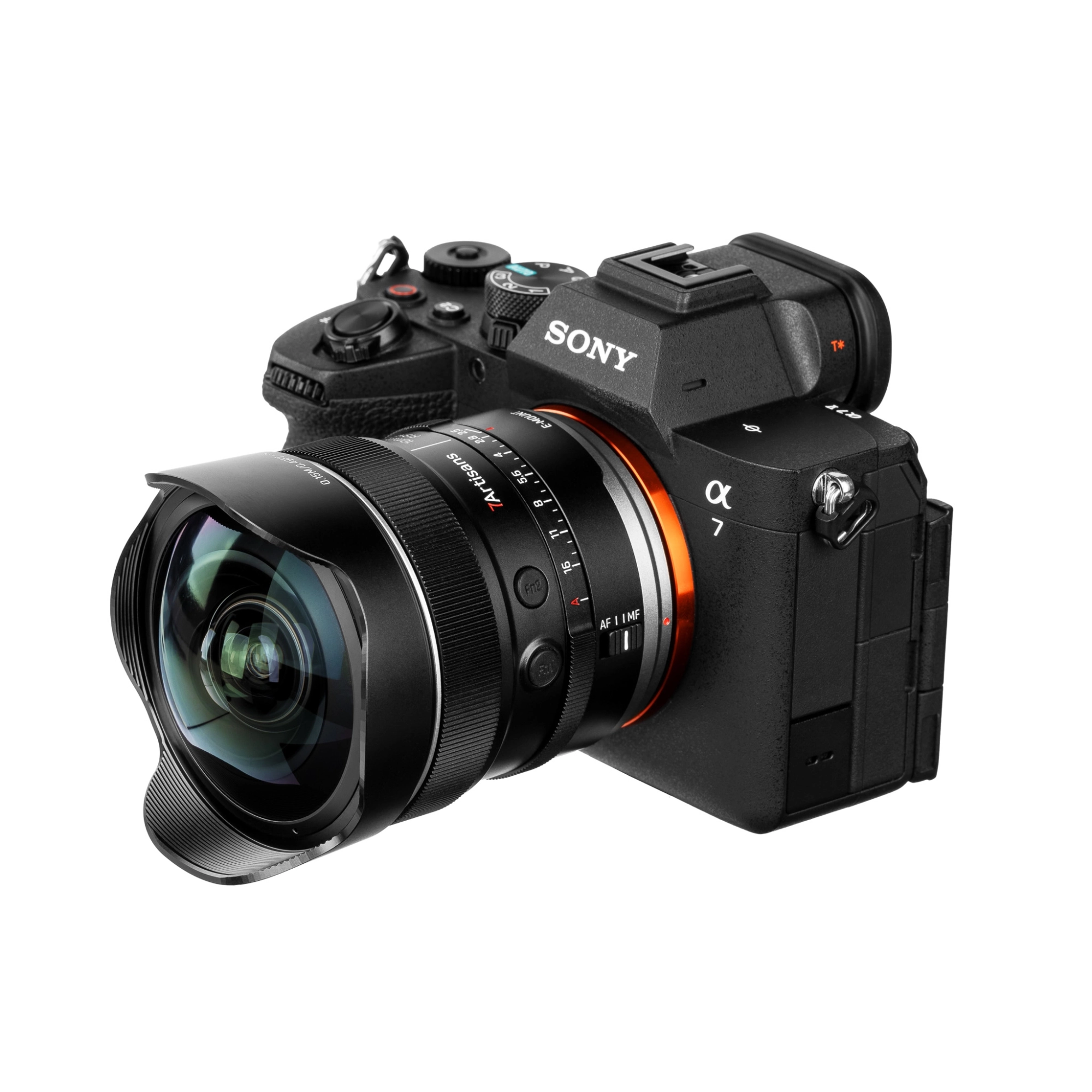 7Artisans AF 10mm F2.5 MAX autófókuszos halszem objektív (Sony-E) Full Frame (AF10F25B-E)