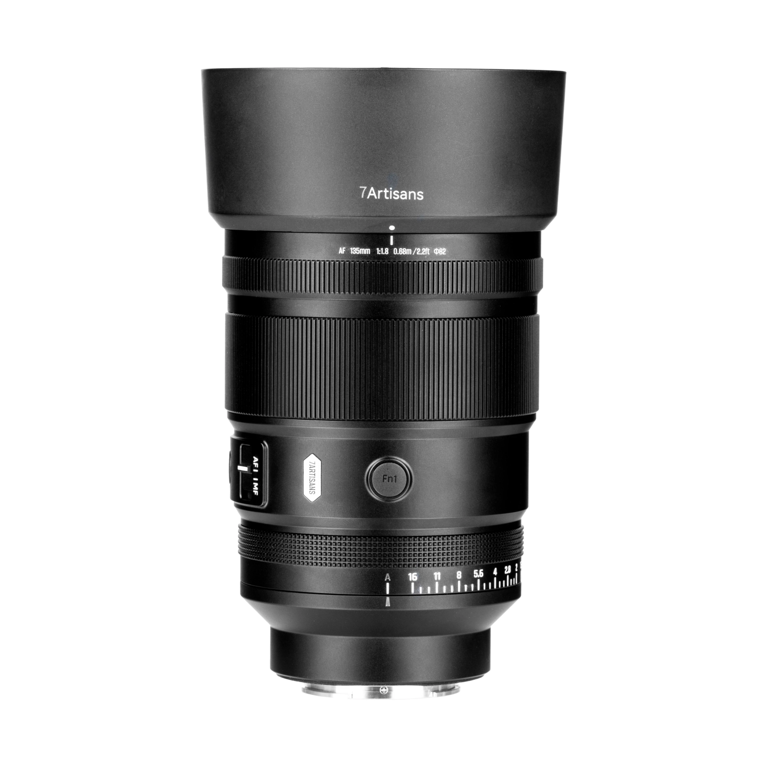 7Artisans AF 135mm F1.8 autófókuszos objektív (Nikon-Z) Full Frame AF fekete (AF135F18-Z)