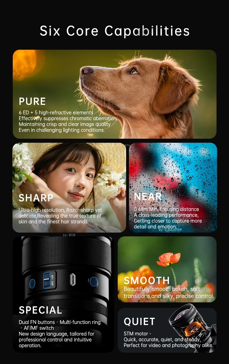 7Artisans AF 135mm F1.8 autófókuszos objektív (Nikon-Z) Full Frame AF fekete (AF135F18-Z)