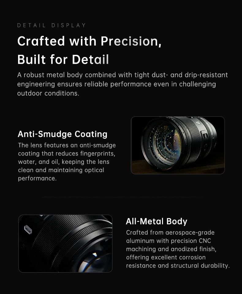 7Artisans AF 135mm F1.8 autófókuszos objektív (Nikon-Z) Full Frame AF fekete (AF135F18-Z)