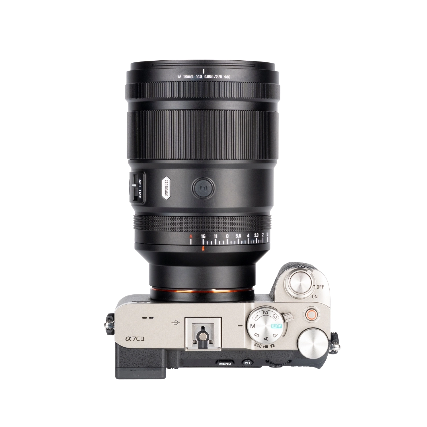 7Artisans AF 135mm F1.8 autófókuszos objektív (Sony-E) Full Frame AF fekete (AF135F18-E)