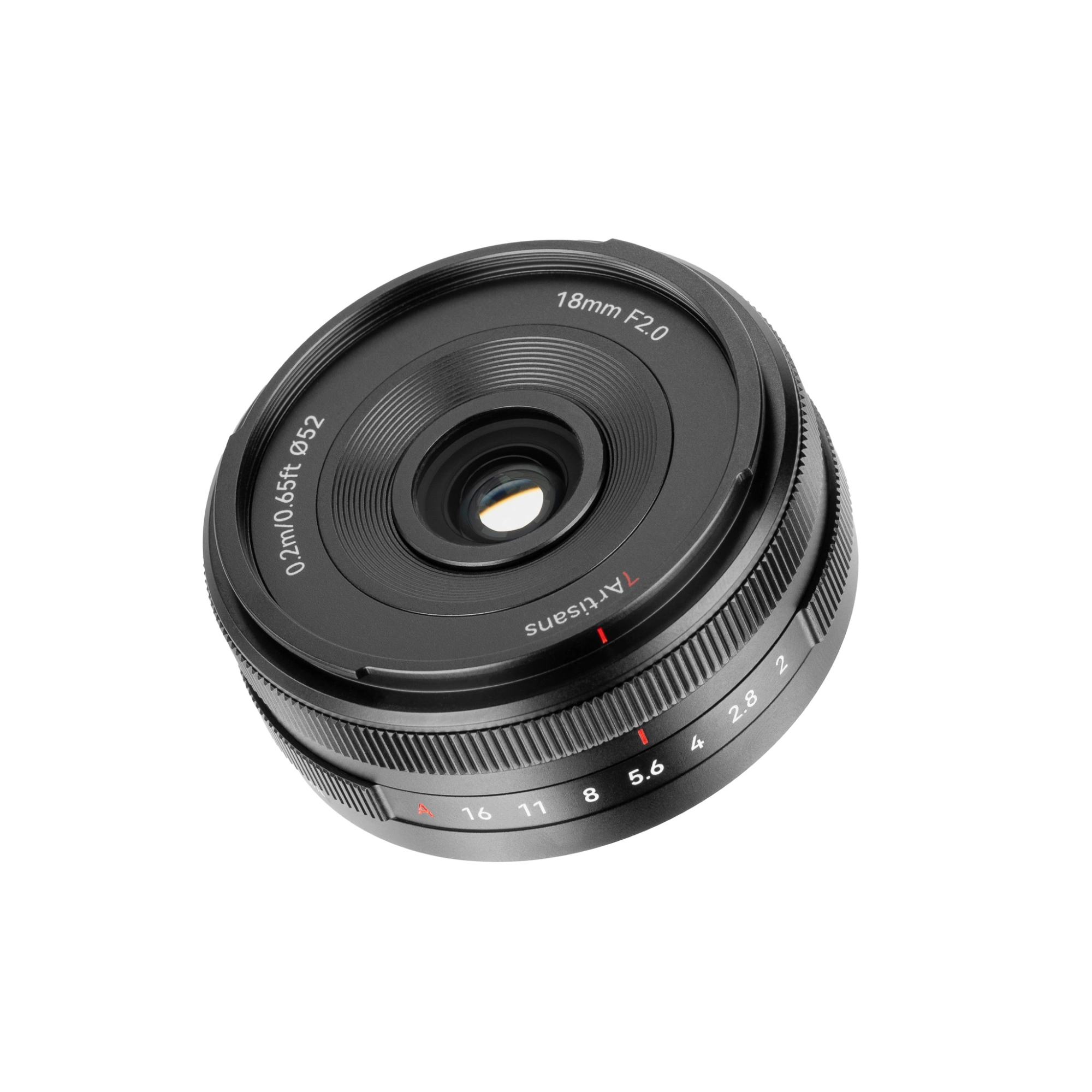 7Artisans AF 18mm F2 Lite autófókuszos objektív (Sony-E) APS-C fekete (AF18F2B-E APS-C)