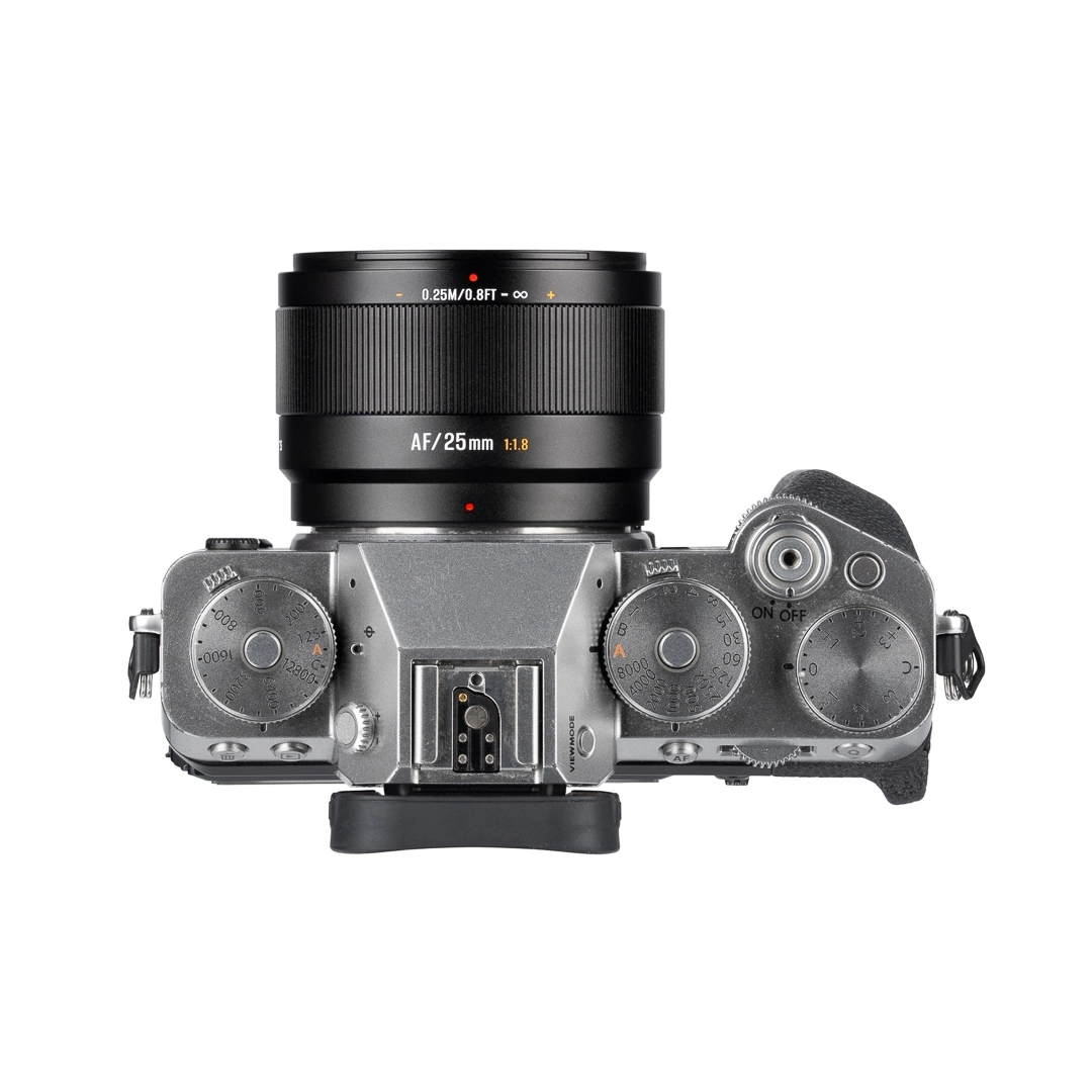 7Artisans AF 25mm F1.8  Lite autófókuszos objektív (Fuji-FX) APS-C fekete (AF25F18B-XAPS-C)