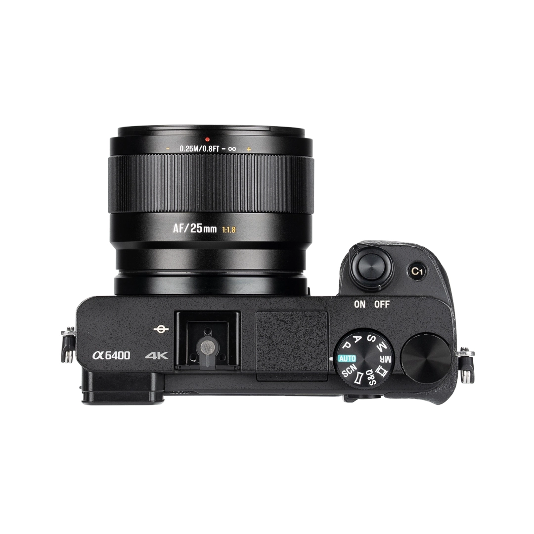 7Artisans AF 25mm F1.8  Lite autófókuszos objektív (Sony-E) APS-C fekete (AF25F18B-EAPS-C)