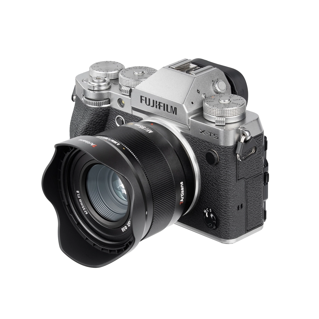 7Artisans AF 35mm F1.8  Lite autófókuszos objektív (Fuji-FX) APS-C fekete (AF35F18B-XAPS-C)