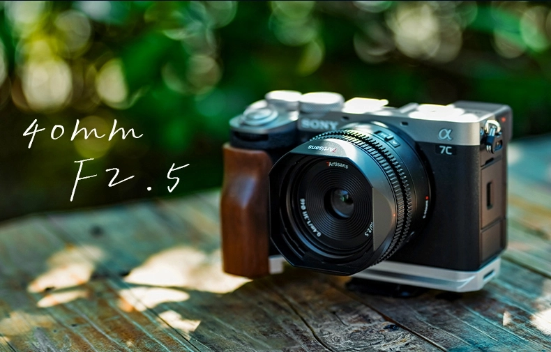 7Artisans AF 40mm F2.5 autófókuszos objektív (Sony-E) Full frame (AF40F25B-E)