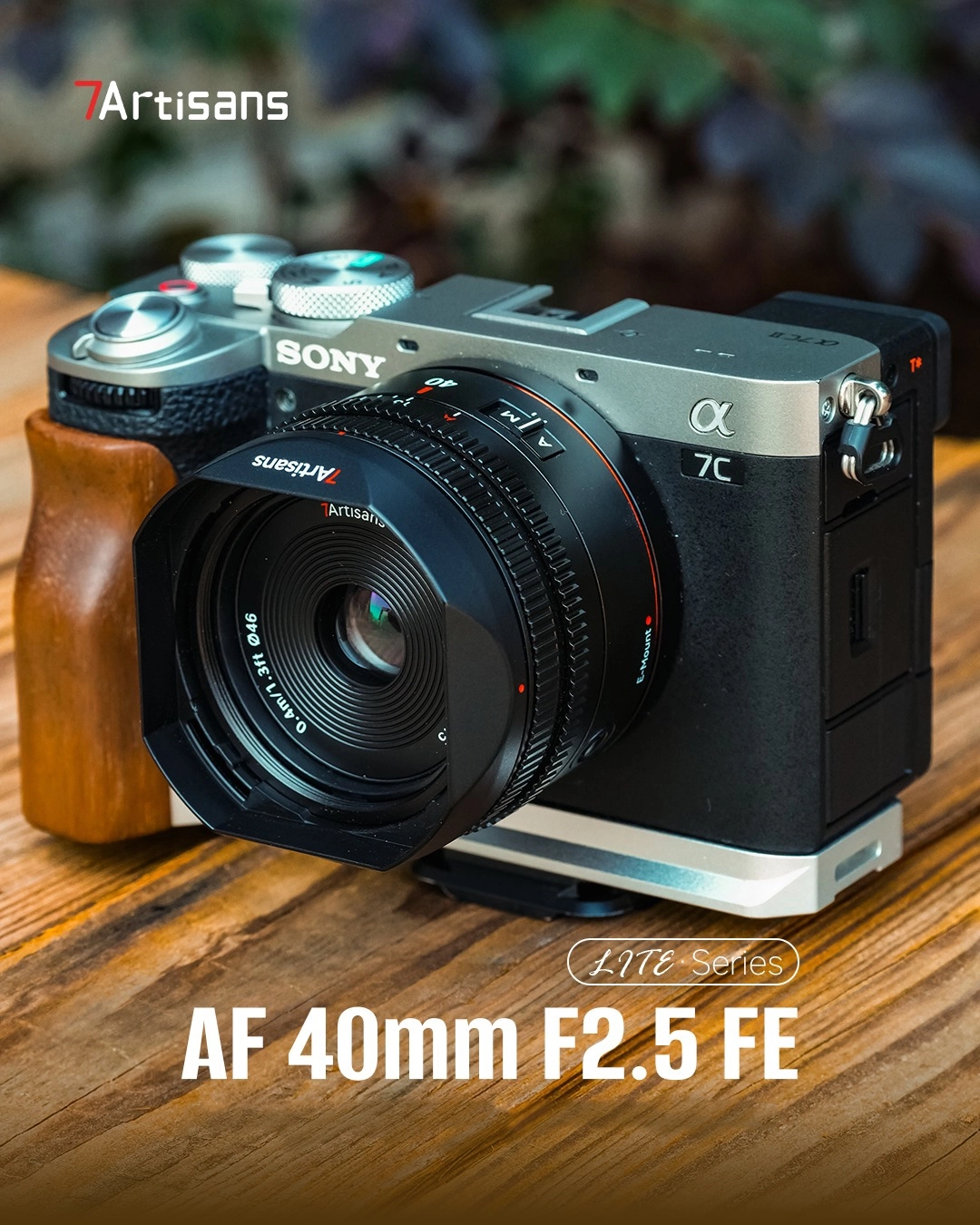 7Artisans AF 40mm F2.5 autófókuszos objektív (Sony-E) Full frame (AF40F25B-E)