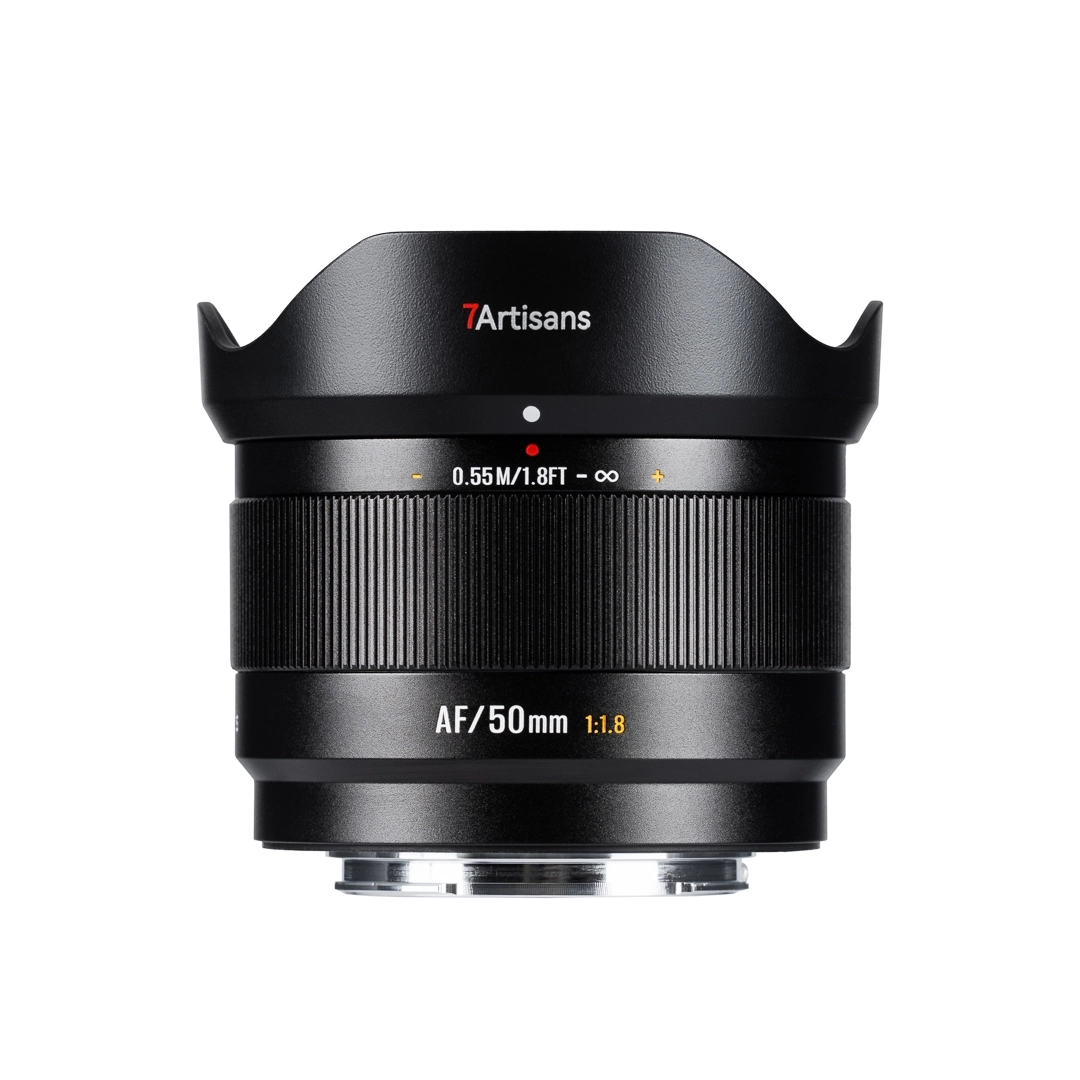 7Artisans AF 50mm F1.8  Lite autófókuszos objektív (Sony-E) APS-C fekete (AF50F18B-EAPS-C)