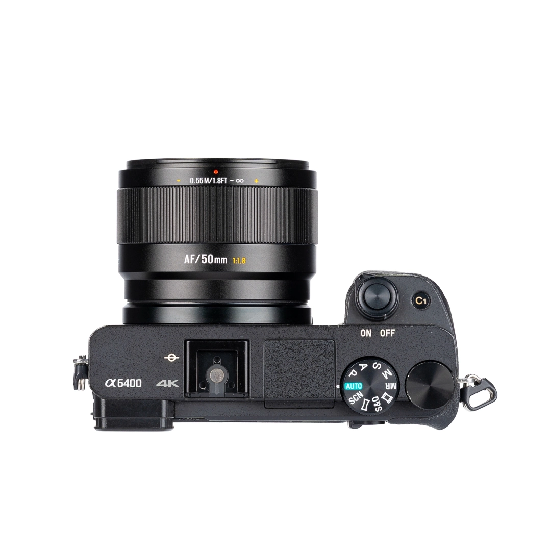 7Artisans AF 50mm F1.8  Lite autófókuszos objektív (Sony-E) APS-C fekete (AF50F18B-EAPS-C)