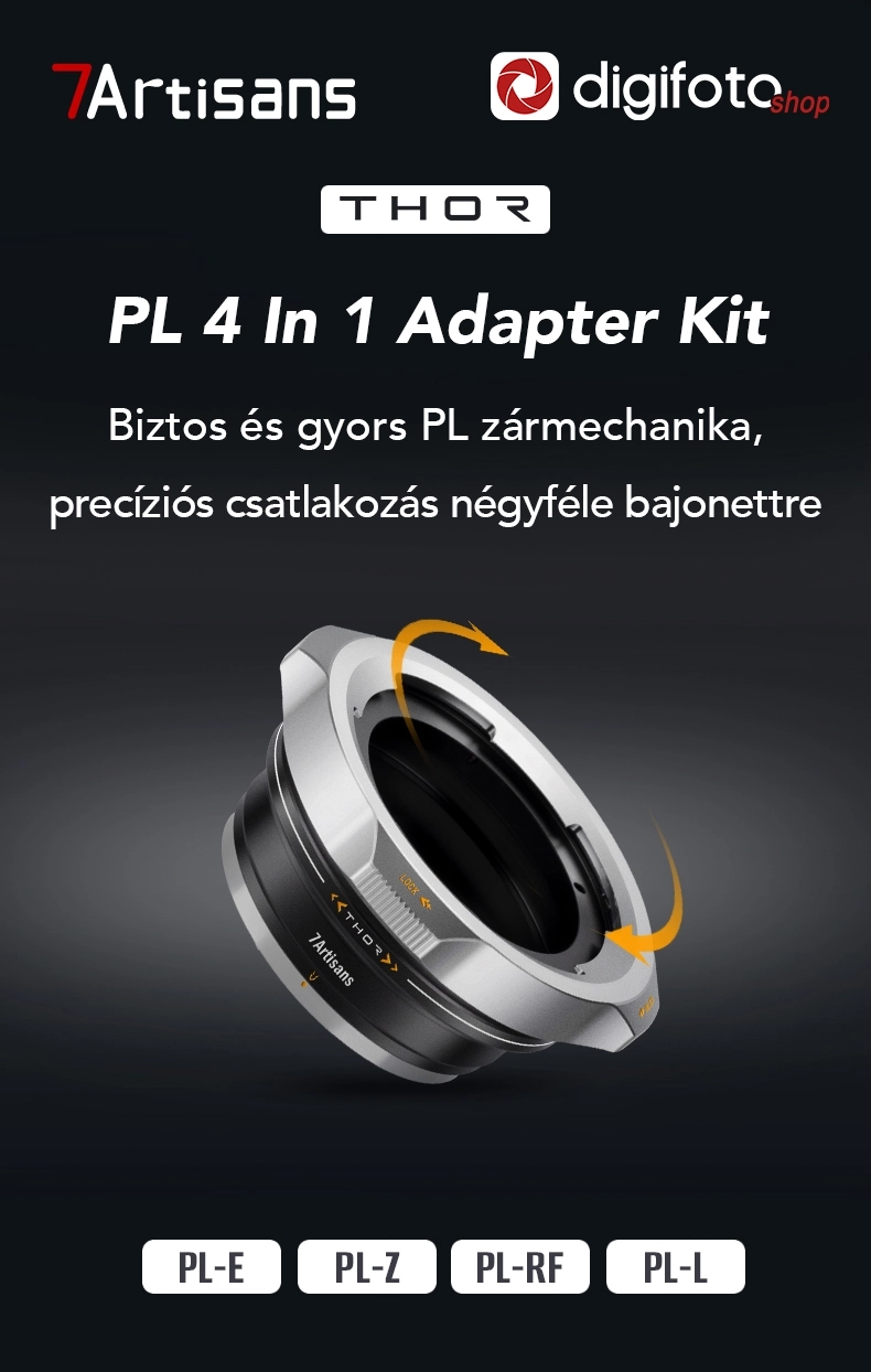 7Artisans PL 4 in 1 Adapter Kit ezüst (PL4IN1 Sil)