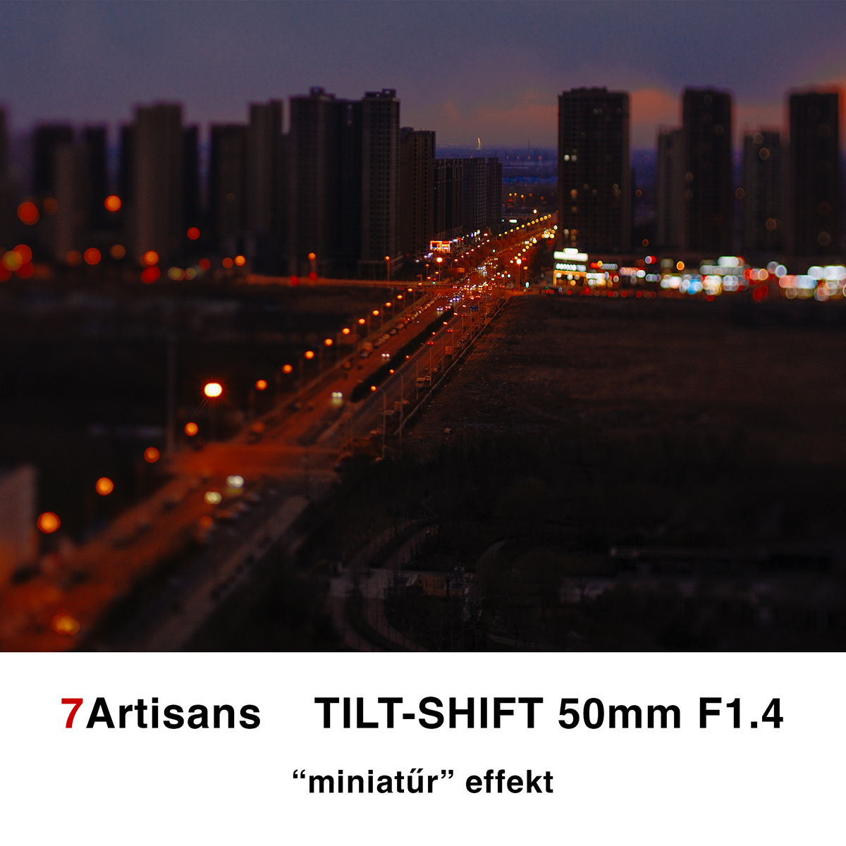 7Artisans TILT-SHIFT 50mm F1.4 manuális objektív (M43) (TS103B)