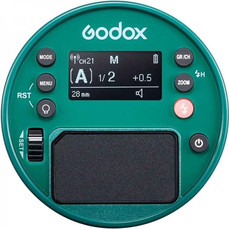 Godox AD100PRO Akkumulátoros Vaku (100Ws) Zsebvaku Zöld