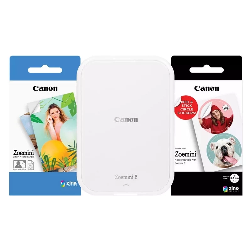 Canon ZOEMINI 2 hordozható fotónyomtató fehér (5452C004AA)