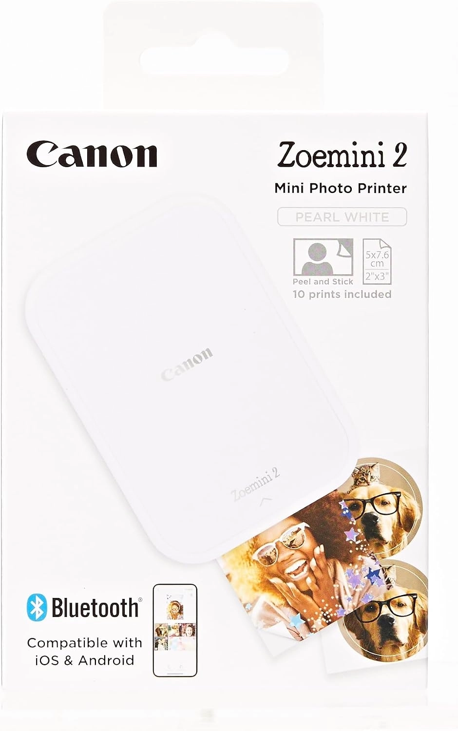 Canon ZOEMINI 2 hordozható fotónyomtató fehér (5452C004AA)
