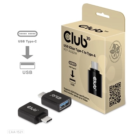 Club3D CAA-1521 (3.1 USB-C Gen 1 to 3.1 USB-A Gen1)