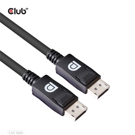 Club3D CAC-1060 (DisplayPort 1.4, 8K, 32.4Gbps, HBR3 8K, 28AWG, M/M, 3m)