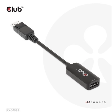 Club3D CAC-1088 (DisplayPort 1.4 to HDMI 4K120Hz/8K60Hz HDR Aktív, M/F)