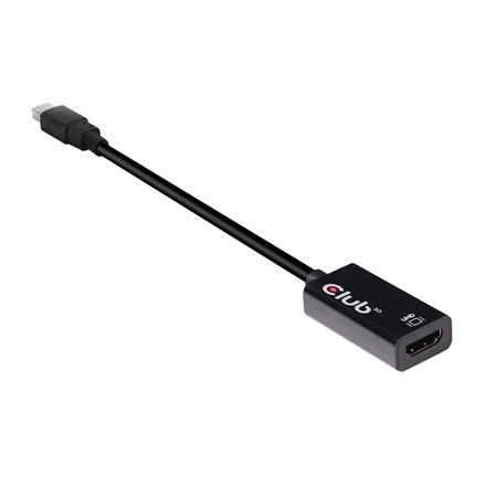 Club3D CAC-1180 (Mini DisplayPort 1.4 to HDMI 2.0, 4K60Hz, HDR, 3D, 16bpc)