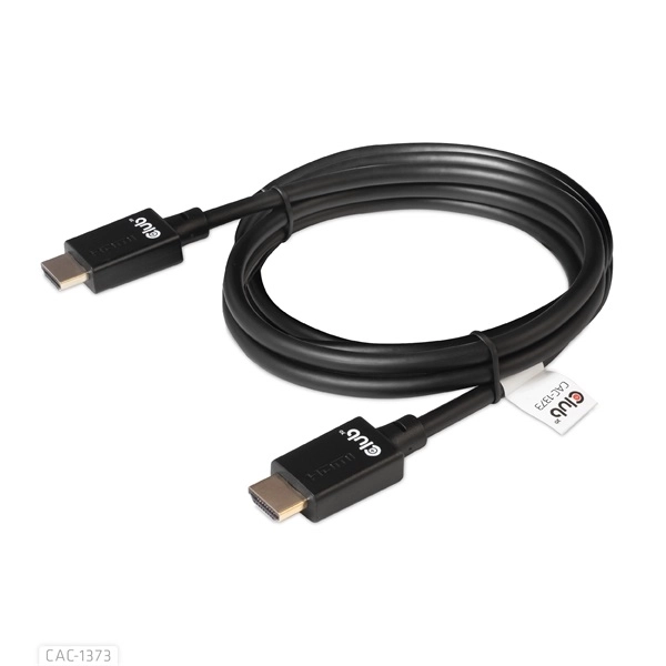 Club3D CAC-1373 (HDMI 2.1 Ultra High-Speed, 48Gbps, 4K120Hz, 8K60Hz, M/M, 3m)