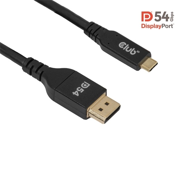 Club3D CAC-1563 (USB-C to DisplayPort 2.1, 8K120Hz, 2m, M/M)