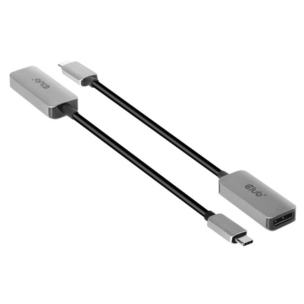 Club3D CAC-1567 (USB-C to DisplayPort 1.4, 8K60Hz, DSC 1.2, HDR, HBR3)