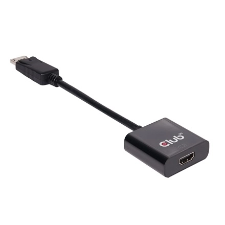 Club3D CAC-2070 (DisplayPort 1.2 to HDMI 2.0, 4K60Hz UHD, Aktív, 3D támogatás)