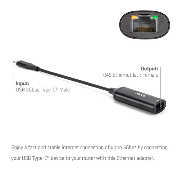 Club3D CAC-2530 (USB-C to RJ45 Ethernet)