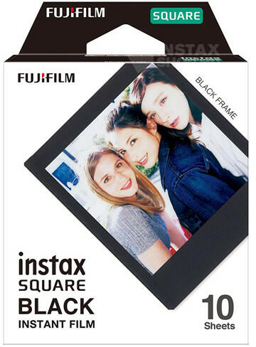 FUJIFILM INSTAX SQUARE FILM (10/PK) Black Frame (16576532)