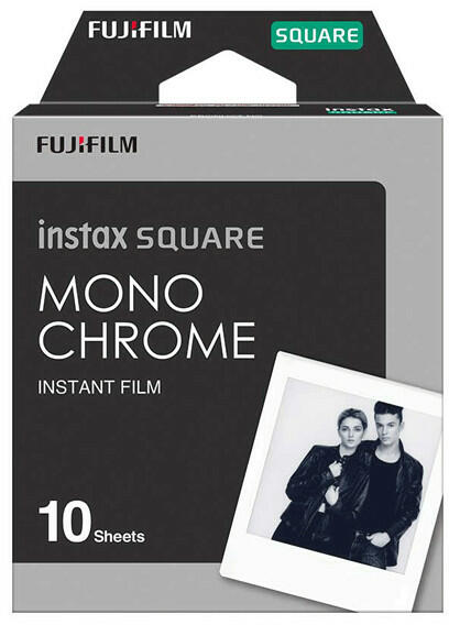 FUJIFILM INSTAX SQUARE FILM (10/PK) MONOCHROME (16671332)