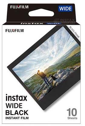 FUJIFILM INSTAX WIDE FILM (10/PK) BLACK FRAME (16745028)